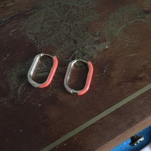 Brand new earrings, orange and gold colour